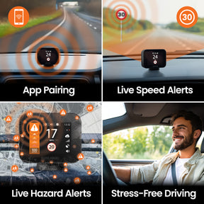 NEW - Pure Sync - Smart Road Safety & Speed Awareness Assistant with Camera Alerts 