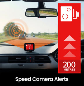 NEW - Pure Sync - Smart Road Safety & Speed Awareness Assistant with Camera Alerts 