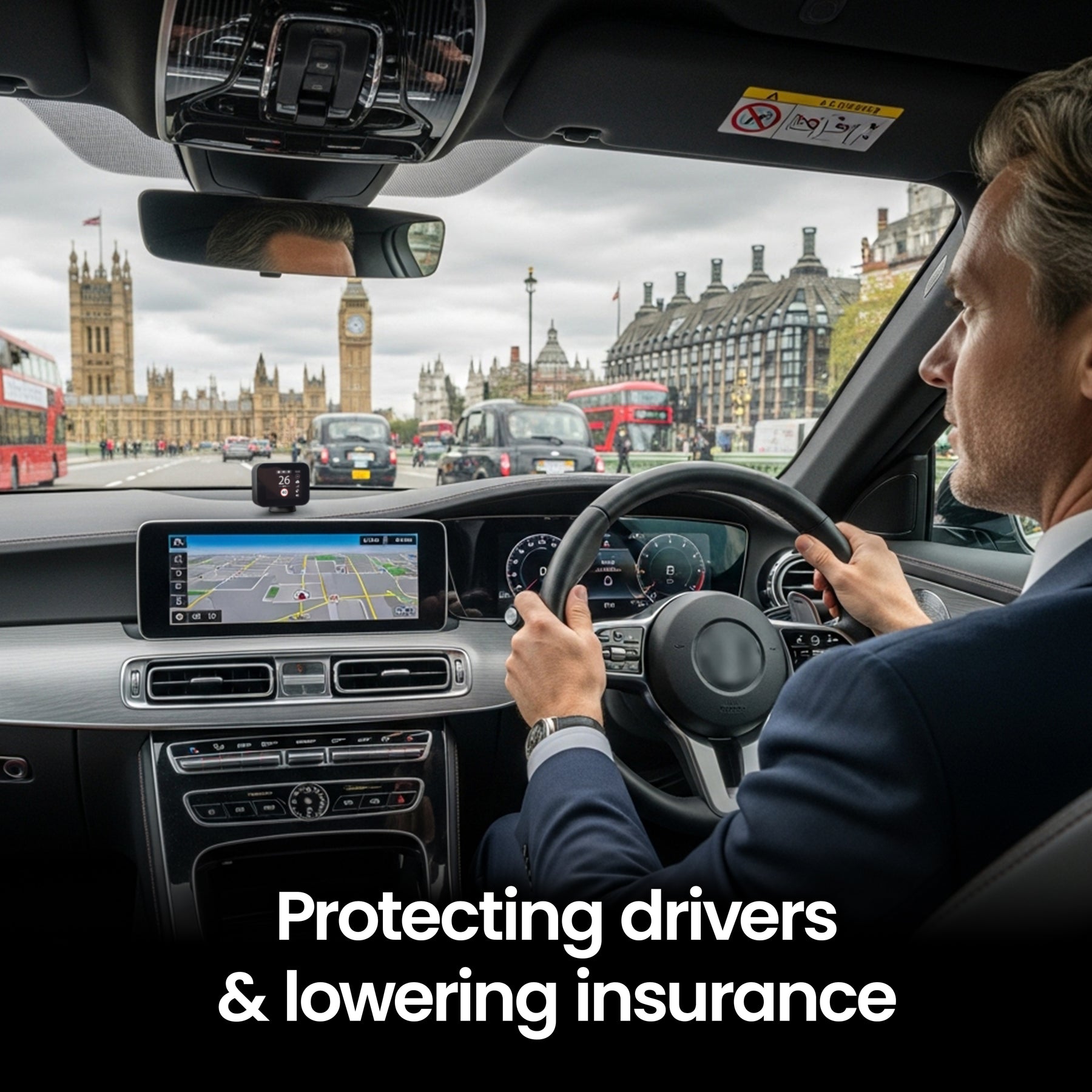 NEW - Pure Sync - Smart Road Safety & Speed Awareness Assistant with Camera Alerts 