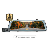 NEW- Road Angel Halo View 2 Rear View Mirror and Dash Cam with 10" Touch Screen & Dual Parking Mode - USB Type C